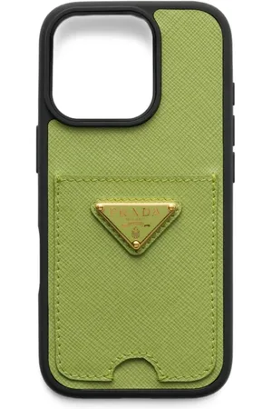 Prada IPhone 16 Pro-Hülle aus Saffiano-Leder