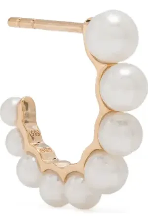 SOPHIE BILLE BRAHE 14kt Petit Boucle de Perle Gelbgoldohrring