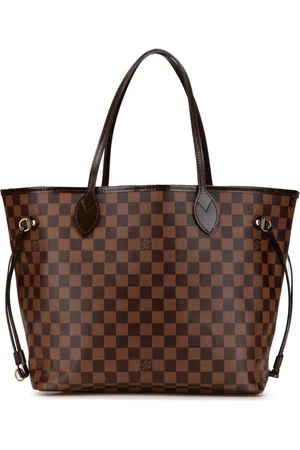 LOUIS VUITTON 2015 Damier Ebene Neverfull MM Handtasche