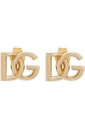 Dolce & Gabbana Ohrringe mit Logo-Schild