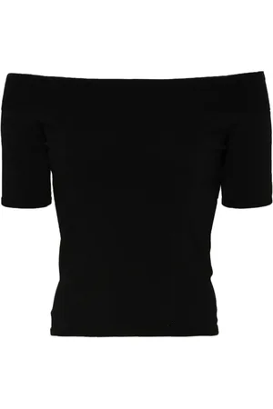 Alexander McQueen Schulterfreies Strickoberteil
