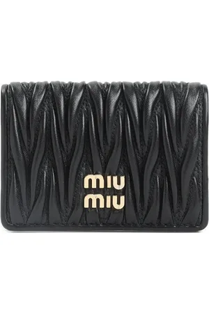 Miu Miu Portemonnaie aus Matelassé-Leder