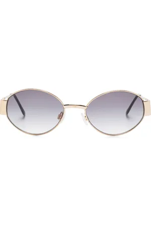 Saint Laurent Sonnenbrille mit ovalem Gestell