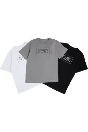 Maison Margiela Set aus drei T-Shirts mit Logo-Print