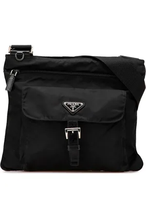 Prada 2013-2024 Tessuto Umhängetasche mit Reißverschluss