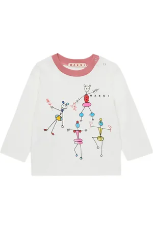 Marni T-Shirt mit grafischem Print