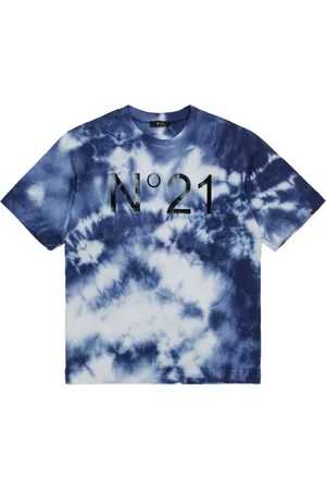 Nº21 T-Shirt mit Batikmuster