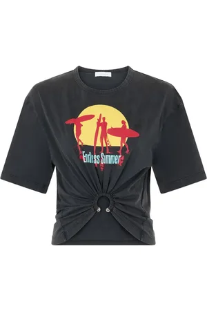 Paco rabanne T-Shirt mit grafischem Print