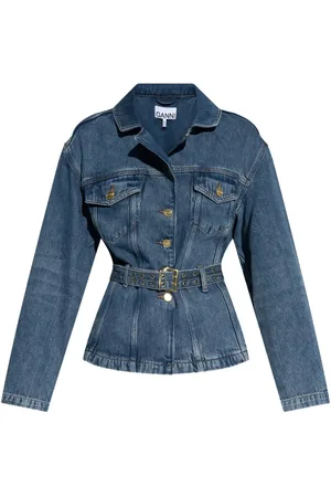 Ganni Jacke mit Gürtel