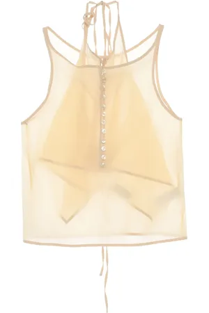 Low Classic Semi-transparentes Oberteil