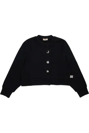 Nº21 Sweatshirt mit Zierknöpfen