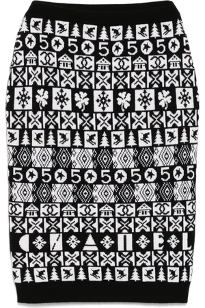 CHANEL 2019 gestrickter Rock