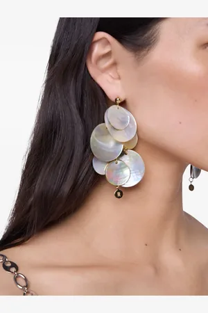 Paco rabanne Shell Discs Ohrringe