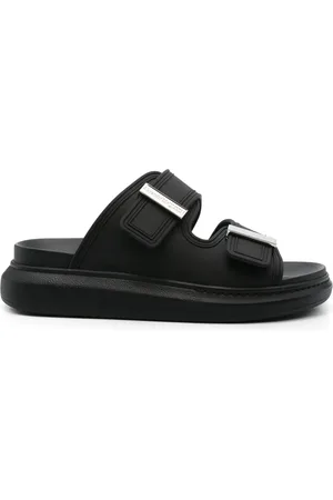 Alexander McQueen Sandalen mit Logo-Gravur