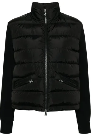 Moncler Gefütterte Jacke mit Kontrasteinsätzen