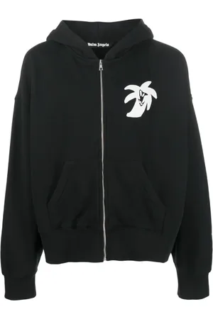 Palm Angels Kapuzenjacke mit Logo-Print