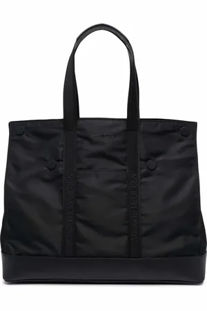 Alexander McQueen Shopper mit Logo-Stickerei