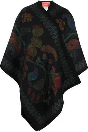 La DoubleJ Poncho mit Print