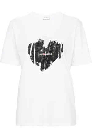 Saint Laurent T-Shirt mit Logo-Print