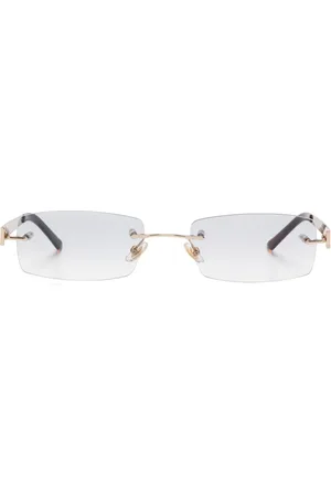 Gucci Sonnenbrille mit eckigem Gestell
