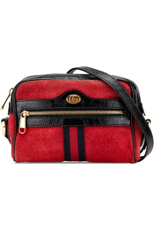 Gucci 2016-2024 mini Ophidia Umhängetasche aus Wildleder