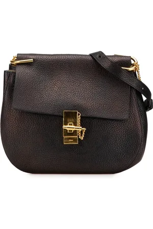 Chloé 2016 große Drew Umhängetasche aus gekörntem Lammleder