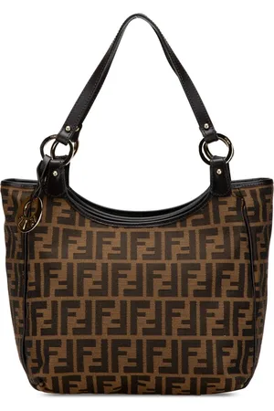 Fendi 2000-2010 Zucca Chef Canvas Tote Bag