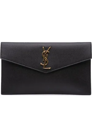 Saint Laurent 2019 Grain de Poudre Uptown Pouch Clutch