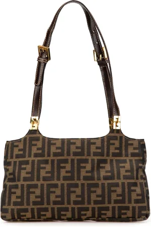 Fendi 2000-2010 Zucca Canvas Schultertasche