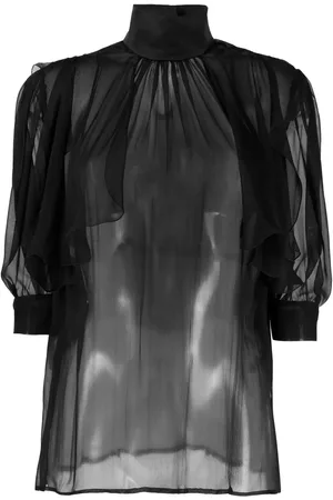 Roberto Cavalli Semi-transparentes Oberteil