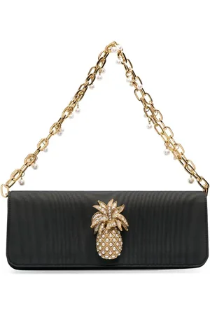 Roberto Cavalli Schultertasche mit Kristallen