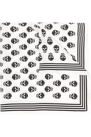 Alexander McQueen Schal mit Totenkopf-Print