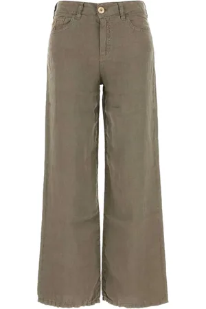 Lois Leinenhose mit weitem Bein