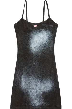 Diesel Geripptes D-Hopy-N2 Minikleid