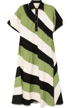 LOVEBIRDS Kleid in Colour-Block-Optik