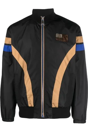 Roberto Cavalli Bomberjacke mit aufgestickter Flagge