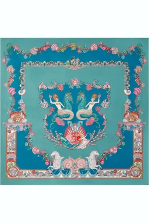 VERSACE Coral Theater Seidenschal