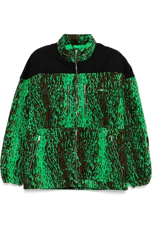 Stain Shade Jacke mit Leoparden-Print