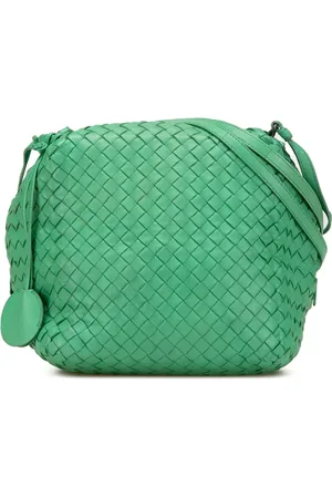 Bottega Veneta 2012-2024 Intrecciato Cube Umhängetasche aus Nappaleder