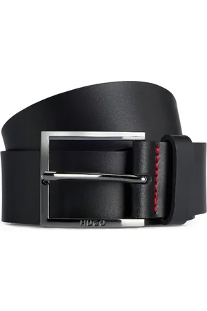 HUGO BOSS Ledergürtel mit Logo-Gravur
