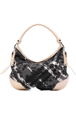 Burberry 2000-2017 Floral Beat Check Foley Tasche aus Nylon