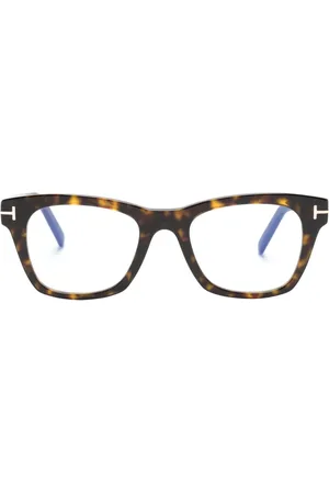 Tom Ford Eckige Brille in Schildpattoptik