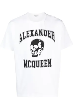 Alexander McQueen T-Shirt mit Totenkopf-Print