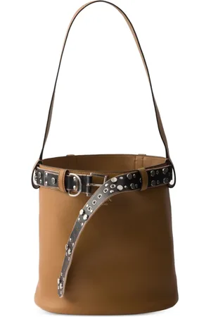Prada Beuteltasche mit Nieten