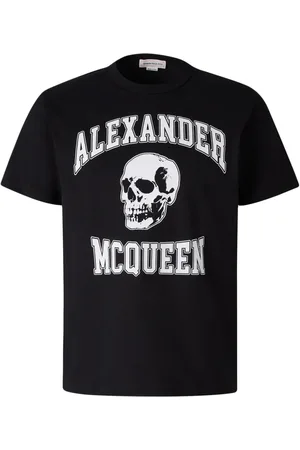 Alexander McQueen T-Shirt mit Totenkopf-Print