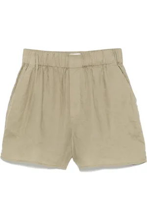 Closed Shorts aus Leinen