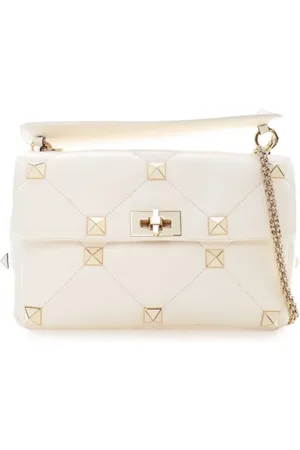 VALENTINO GARAVANI 2018-2024 große Roman Stud Satchel-Tasche aus Nappaleder