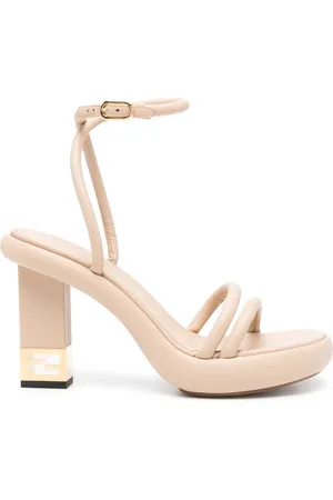 Fendi Sandalen mit Logo-Absatz 90mm
