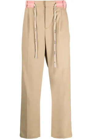 Palm Angels Gerade Hose mit Kordelzug