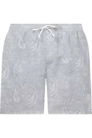 Brunello Cucinelli Badeshorts mit Paisley-Print